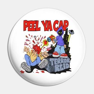 PEEL YA CAP Pin