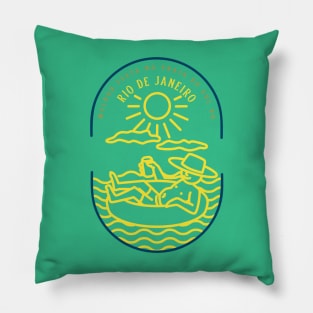 rio de janeiro brazil Pillow