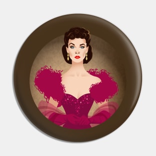 Red Scarlett Pin