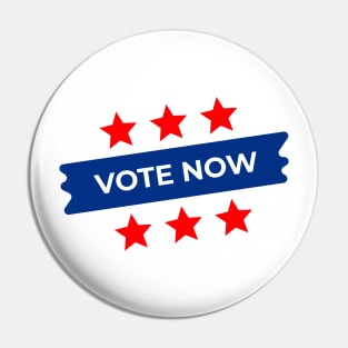 Vote Now Pin