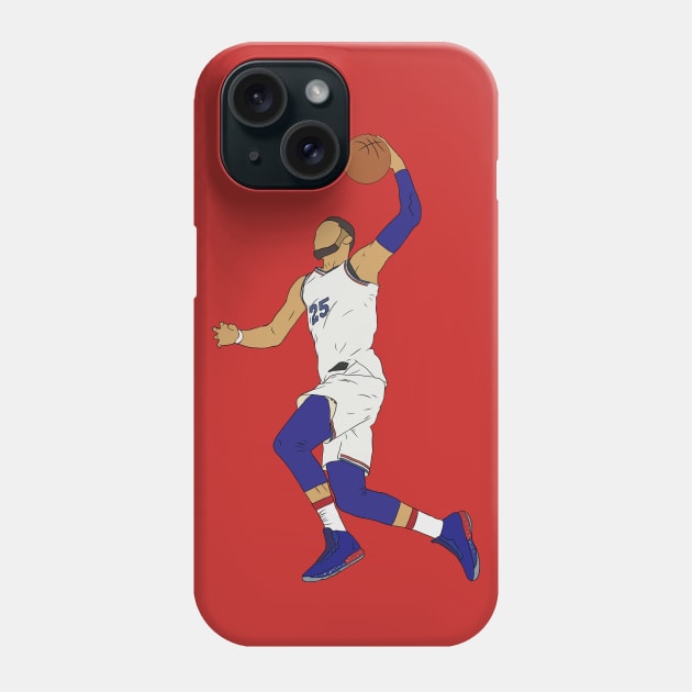 Ben Simmons Slam Dunk Phone Case by rattraptees