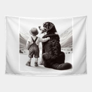 Bernese mountain dog Tapestry