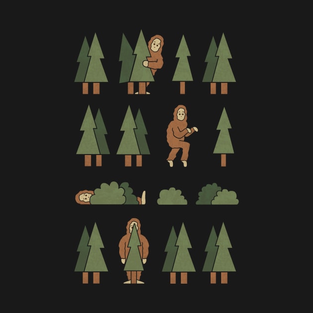 Bigfoot Forest by HandsOffMyDinosaur