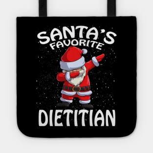 Santas Favorite Dietitian Christmas Tote