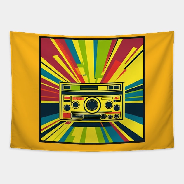 Vintage Retro Music 80s Audio Cassette Tape 089 Tapestry by musicgeniusart