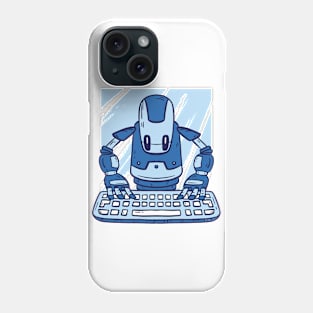 Funny Robot Keyboard Phone Case