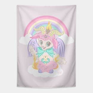 Baphomet Blessings Tapestry