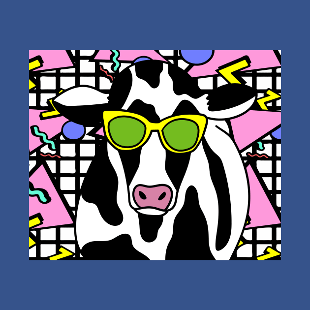 Funny Cow With Sunglasses Muh by flofin