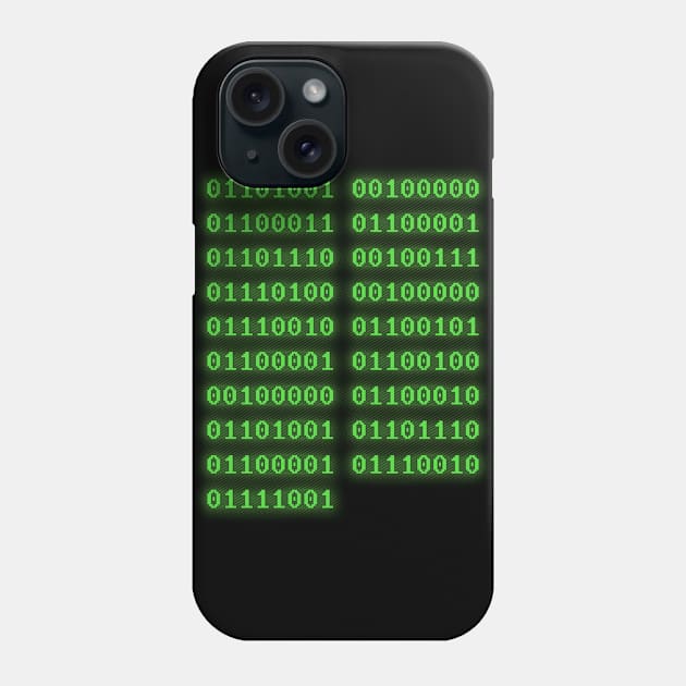 I Don't Know Binary Phone Case by fishbiscuit