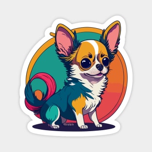 Chihuahua Portrait Magnet