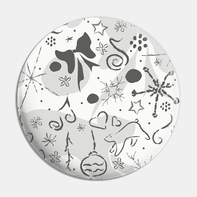 Winter Pattern Pin by Kristina Stellar Scandinavian Land