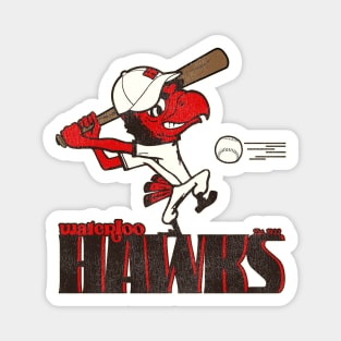 Defunct Waterloo Hawks Baseball Team Magnet