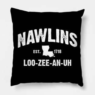 New Orleans, NOLA, Nawlins, Louisiana, Pillow