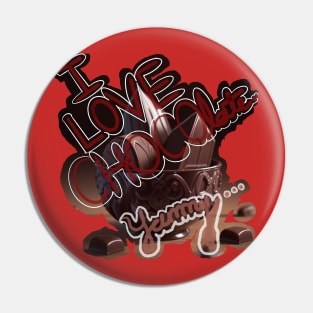 I love chocolate || I am a chocolate lover Pin