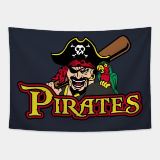 Pirates Baseball Logo Tapestry