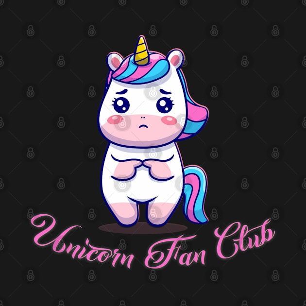 Unicorn Fan Club by capo_tees