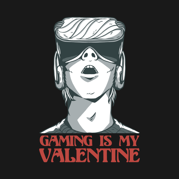 Gaming VR is my Valentine Video Games Boy Valentines Day by deificusArt