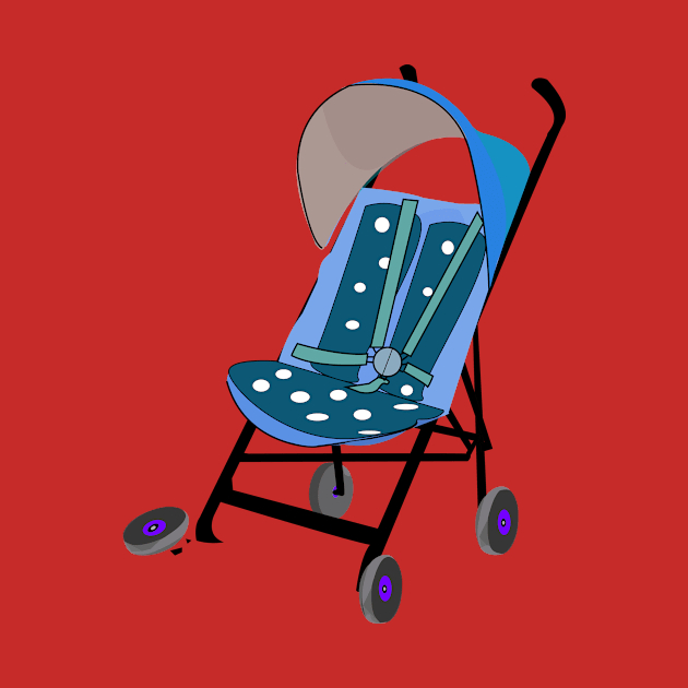 Broken Baby Stroller by momomoma