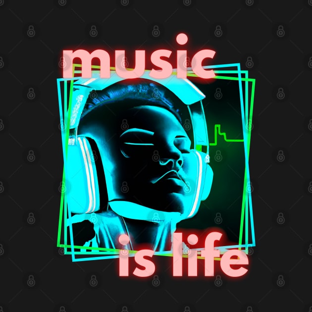 Music Is Life by Spyder Art