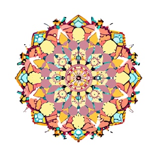 mandala Clamber Paintmandala Zoom drawing T-Shirt