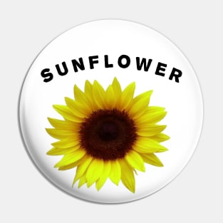 Sunflower lover mask Pin