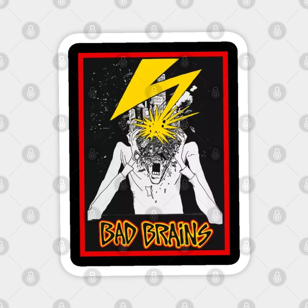 Bad Brains Magnet by Jheimerillustration