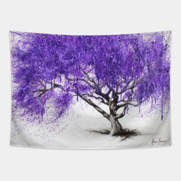Meet You Under The Jacaranda Trees Tapestry Teepublic Au