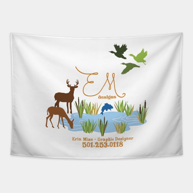 Erin Mize Designs Great Outdoors Tapestry by erinmizedesigns