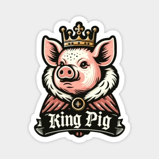 King Pig: Crowned Majesty Magnet