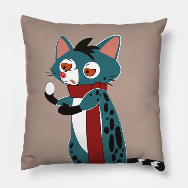 Genet Gentleman Curious Pillow by belettelepink