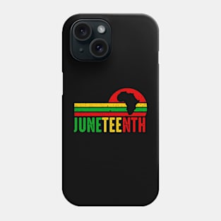 Celebrate Juneteenth Black History Celebrating Black Freedom Phone Case