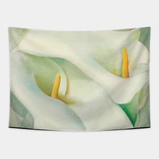 High Resolution Calla Lilies by Georgia O'Keeffe Tapestry