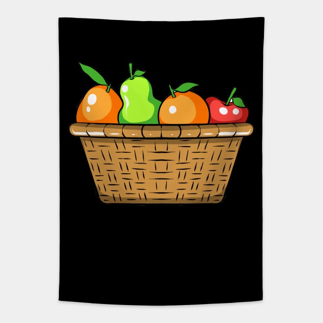 Fruit (Apple, Orange, etc) Tapestry by fromherotozero