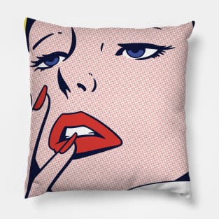 Pop Awake Girl Pillow