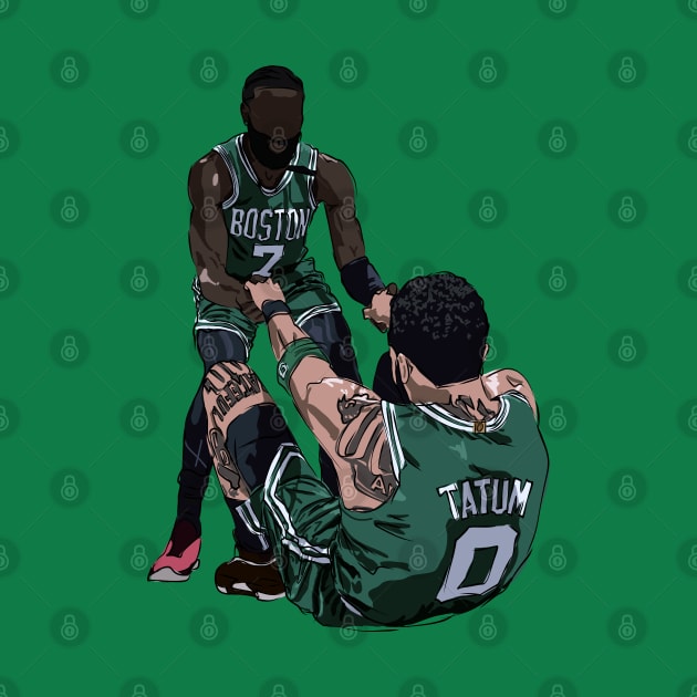 Jaylen Brown & Jayson Tatum Sketch by rattraptees