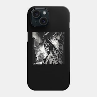 Macabre Monochrome: Hauntingly Beautiful Gothic and Witch-Inspired Art Phone Case