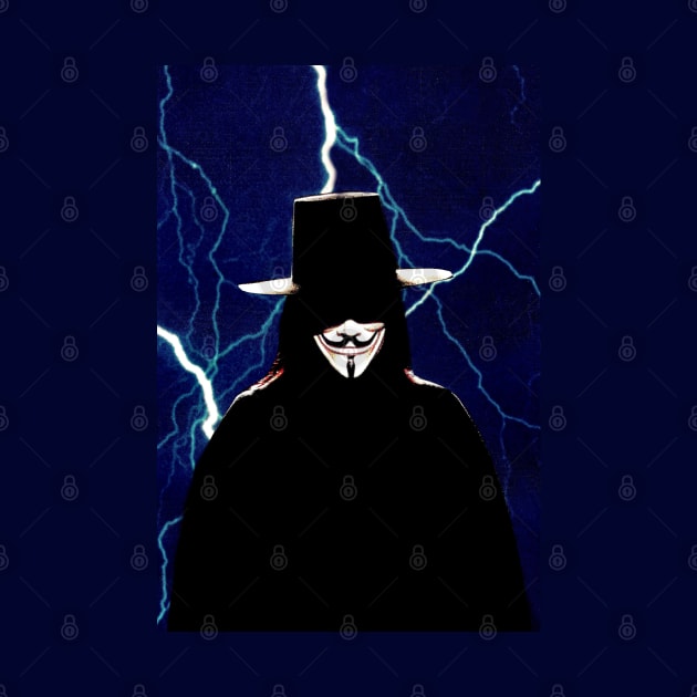 Anonymous Hacker V for Vendetta Guy Fawkes by seruniartworks