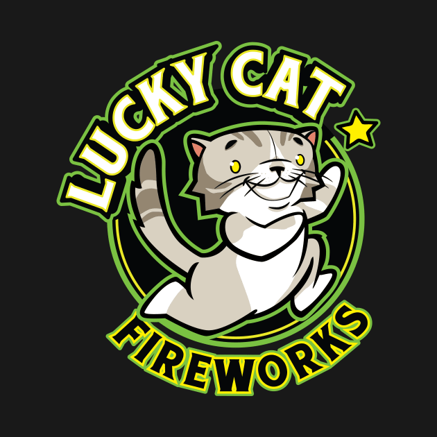 Lucky Cat Fireworks by Mattocks Design