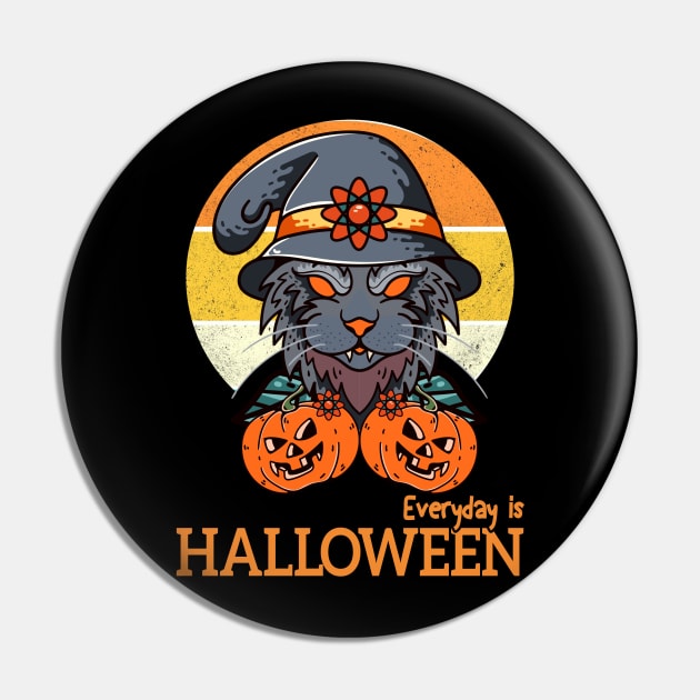 everyday is halloween scary cat Pin by karimydesign