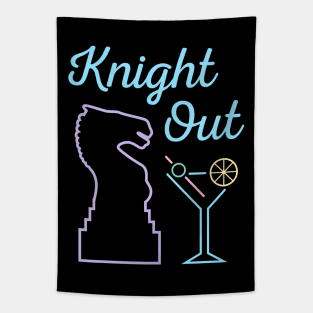 Chess Knight Out Tapestry