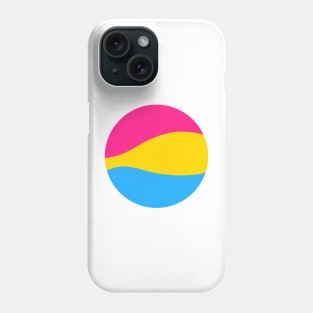 Pansexual Waves Circle Phone Case