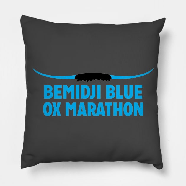 Bemidji Blue Ox Marathon Pillow by Blue Ox Marathon