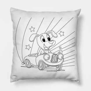 Car! Coloring your own T-shirt Pillow