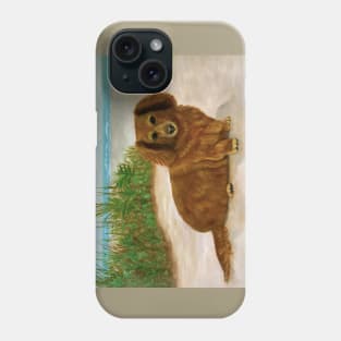 Long Haired Daschound Phone Case