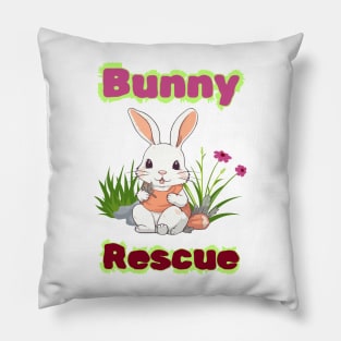 Bunny rescue Pillow