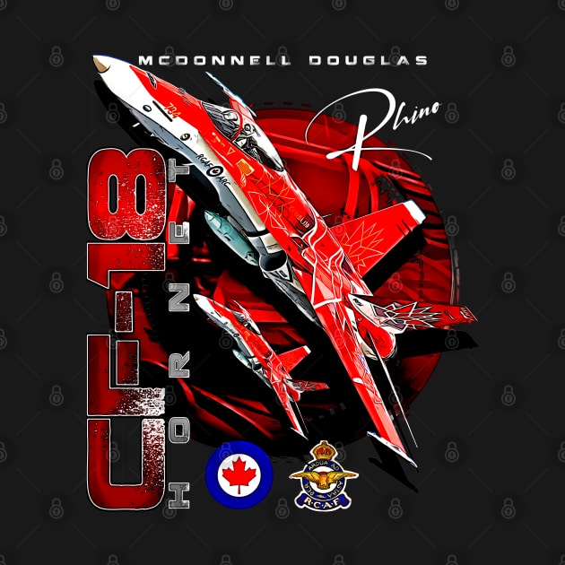 Royal Canadian Air Force CF-18 Hornet Jet Fighter by aeroloversclothing