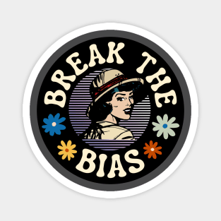 Break the Bias Detective Women International Day Magnet