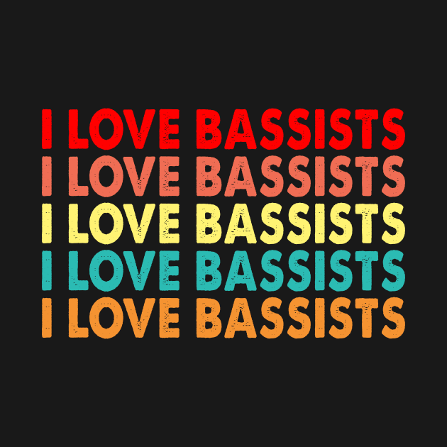 Vintage I Heart Love Bassists Musicians Band Retro by Spit in my face PODCAST