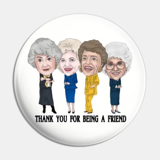 thank you for being a friend Pin