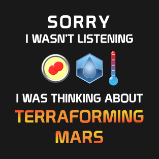 Focused Terraforming Mars Player T-Shirt